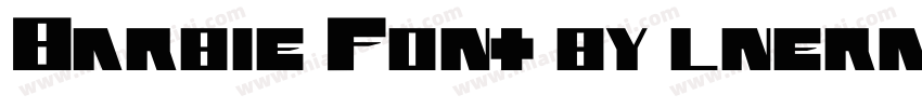 Barbie Font by lnermedia STUDIO字体转换